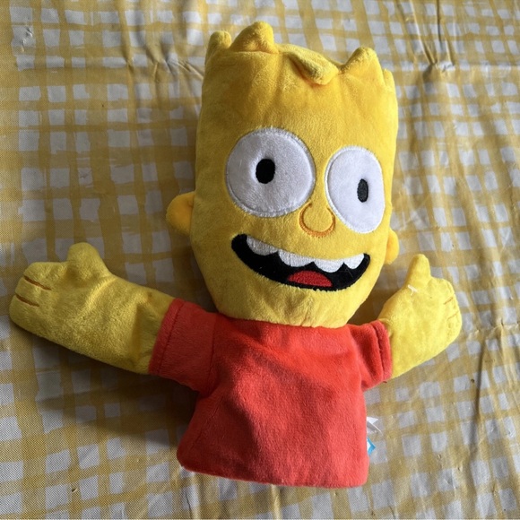 BARKBOX BART SIMPSON PLUSH CRINKLE PUPPET DOG TOY LARGE - Picture 3 of 5